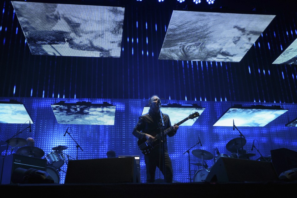 Yorke performs with Radiohead at the Coachella Valley Music and Arts Festival in Indio