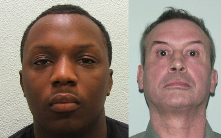 Darrell Desuze (left) sentenced to eight years for killing pensioner Richard Mannington Bowes (Met Police)