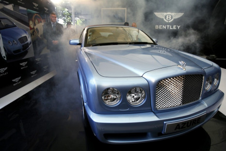 A ménage-et-cinq of cars collided in Monte Carlo last year, causing £700,000 of damages to cars including a Bentley Azure like this one