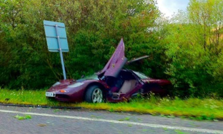 Mr Bean actor Rowan Atkinson famous crash what is arguably one of the most desirable cars of all time, when he ploughed his McLaren F1 into a tree in Cambridgeshire