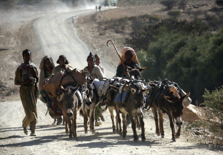 A family in Ethiopia's Afar region