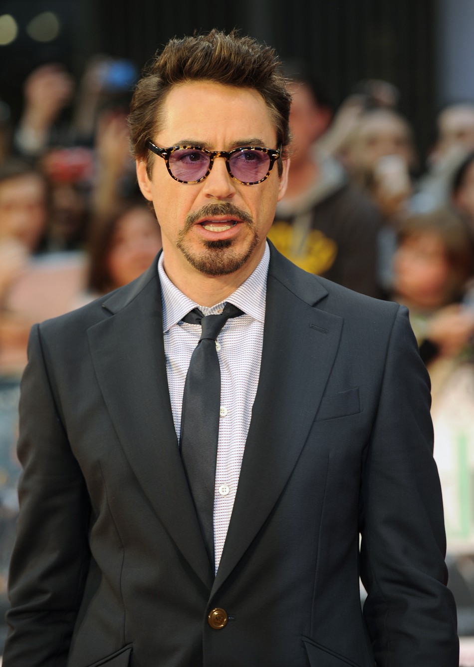 Robert Downey Jr. in European Avengers Premiere Red Carpet
