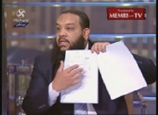 Gamal Saber said TV presenter Azza Mustafa was famous because she was Jewish