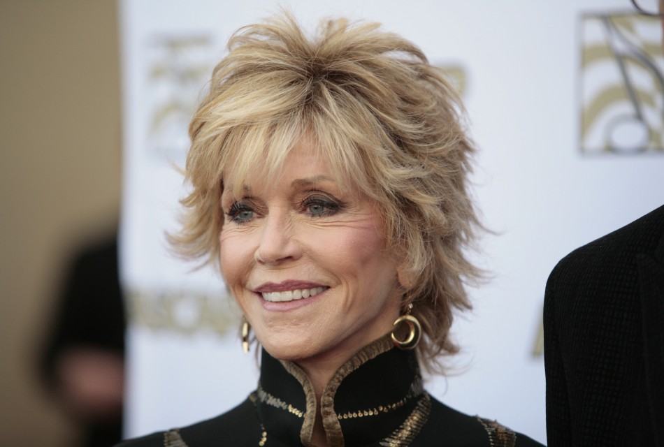 Actress Jane Fonda arrives at the 29th Annual ASCAP Pop Music Awards in Hollywood, California