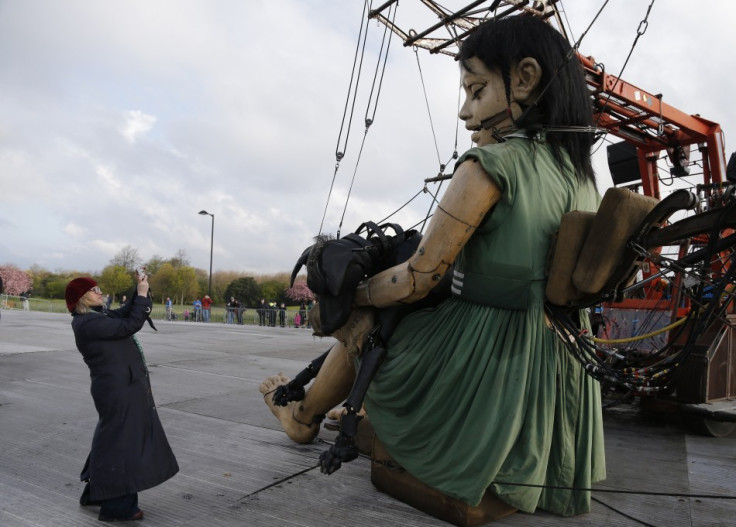 Little Girl giant marionette