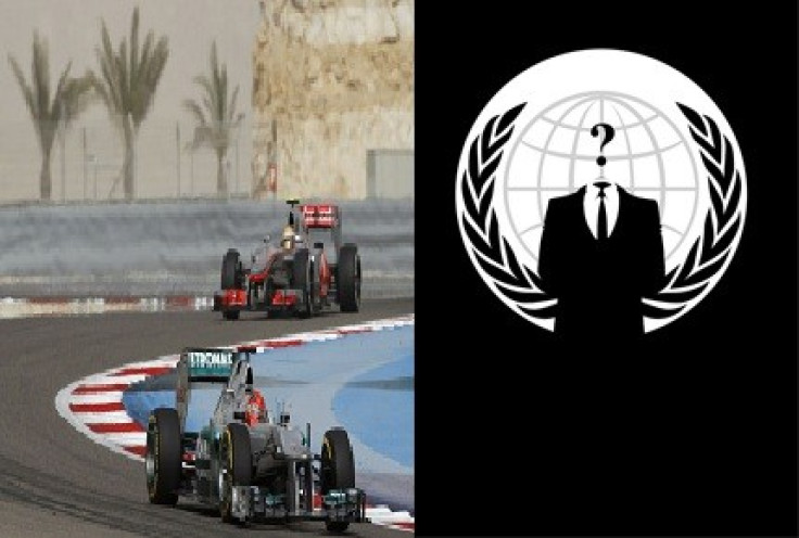 Anonymous collective staged Distributed Denial of Service (DDoS) attack on official Formula One website