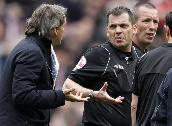 Manchester City&#039;s manager Roberto Mancini