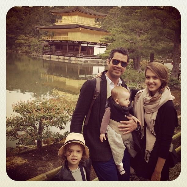 Jessica Alba Documents Family Holiday in Japan through Twitter and Instagram Photos