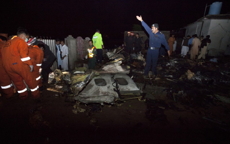 The Bhoja Air Boeing 737, which had flown from Karachi, crashed on its approach to Islamabad's airport. (Reuters)