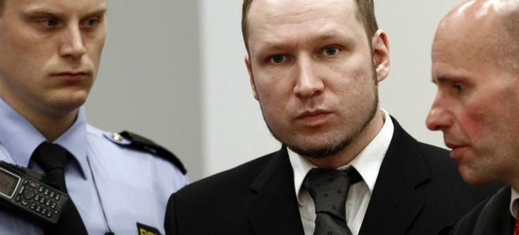 Anders Behring Breivik in court