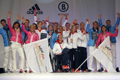 London 2012 Official German Olympic Uniform Unveiled by Athletes London 2012 Official German Olympic Uniform Unveiled by Athletes