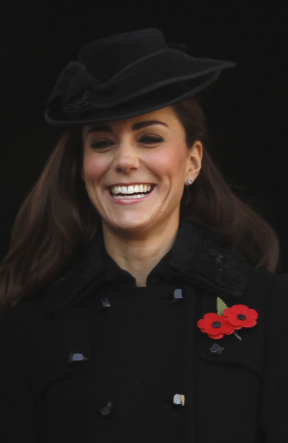 Catherine, Duchess of Cambridge attends the annual Remembrance Sunday ceremony at the Cenotaph in London