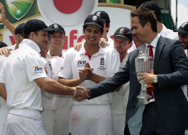 Andrew Strauss and Michael Vaughan Andrew Strauss and Michael Vaughan