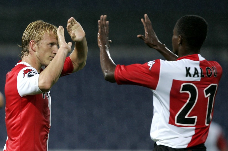 Dirk Kuyt and Salomon Kalou