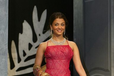 Jury member Aishwarya Rai, Indian actress and a former Miss World, walks on stage during opening ceremonies at the 56th International Film Festival in Cannes 2003