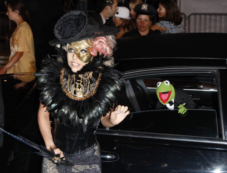 Lady Gaga arrives at the 2009 MTV Video Music Awards in New York