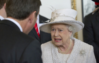 Queen Elizabeths Diamond Jubilee Tour in Wales Protested by Anti-Monarchists Queen Elizabeths Diamond Jubilee Tour in Wales Protested by Anti-Monarchists