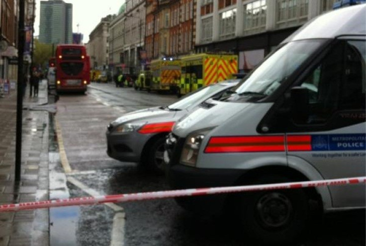 Tottenham Court Road bomb scare