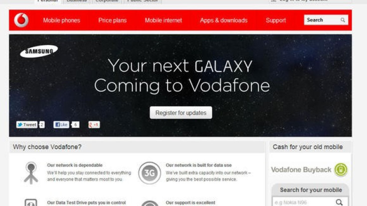 Samsung Galaxy S3 on Vodafone