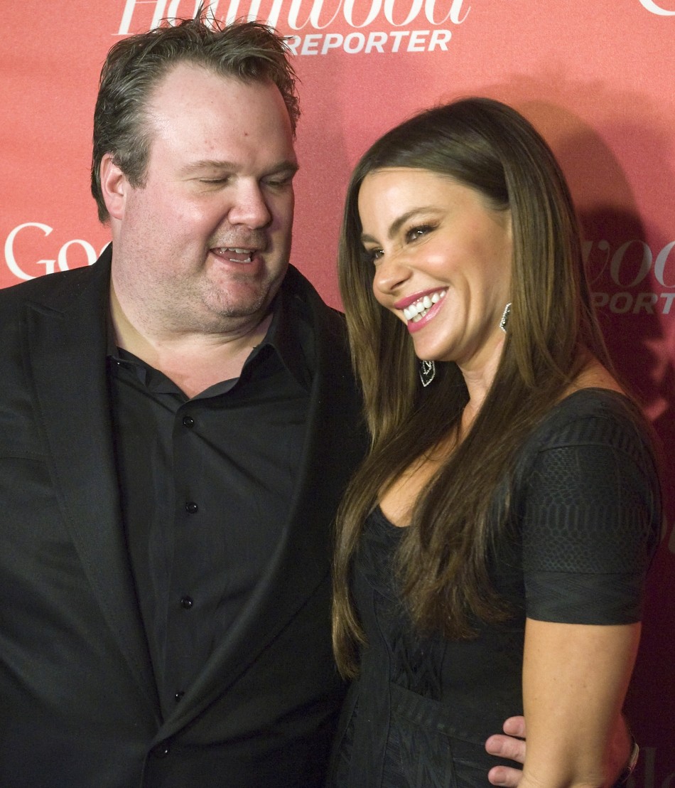 Actors Eric Stonestreet L and Sofia Vergara