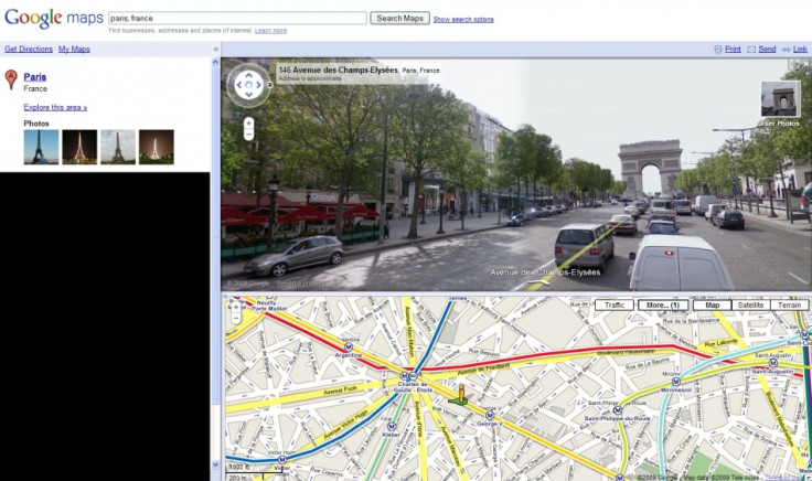 Google StreetView in Maps