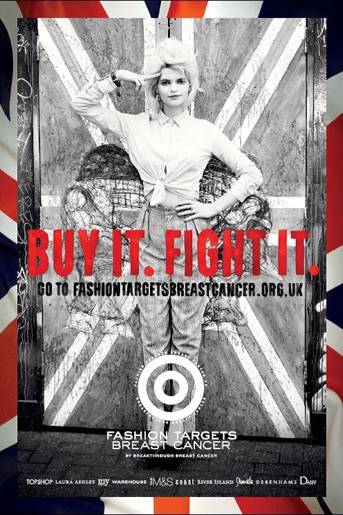 Georgia and Pixie Geldof Unites to Support 2012 Fashion Targets Breast Cancer Campaign