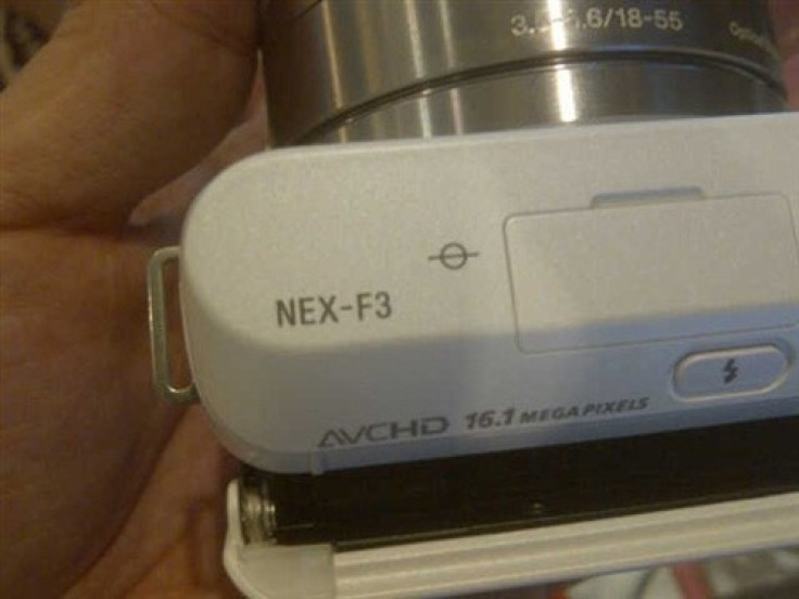 Sony NEX-F3 Compact System Camera close up