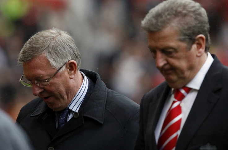 Sir Alex Ferguson with Roy Hodgson