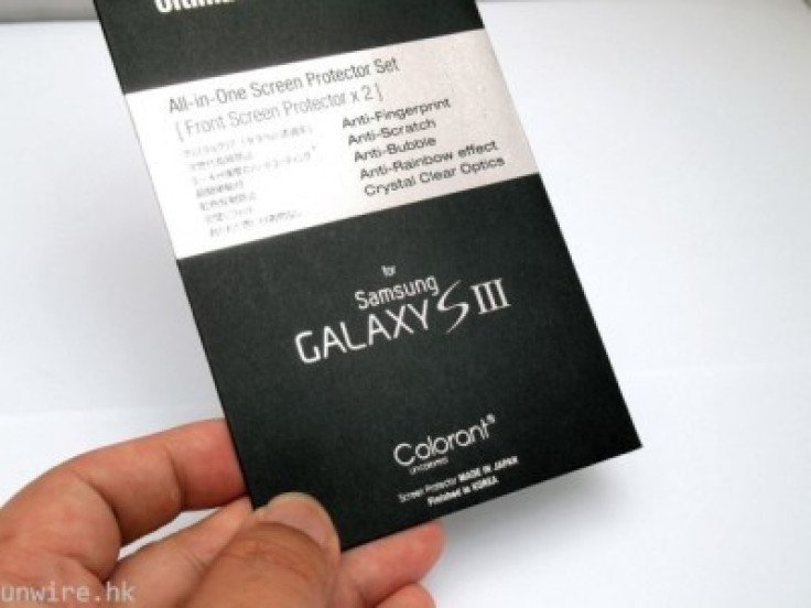 Samsung galaxy S3 Screen Protector Drops Hint at Shape And Size of Smartphone