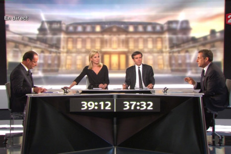 French live TV debate