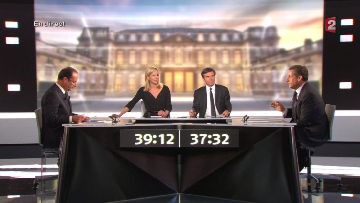 French live TV debate