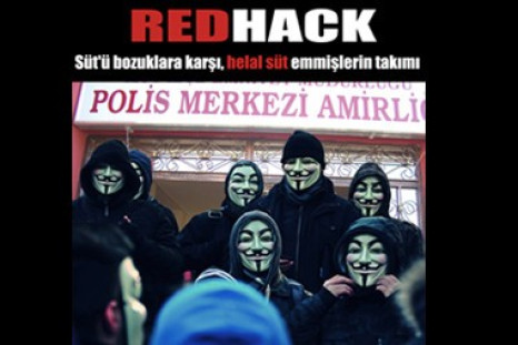 RedHack leaves message on site of Turkish milk company
