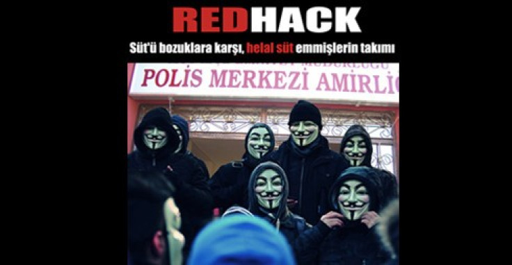 RedHack leaves message on site of Turkish milk company