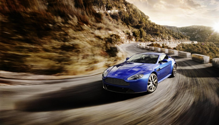 An official release photo of Aston Martin Vantage car.