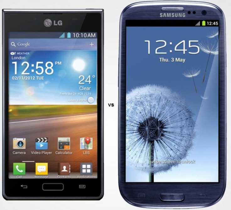 Samsung Galaxy S3 and LG Optimus L7