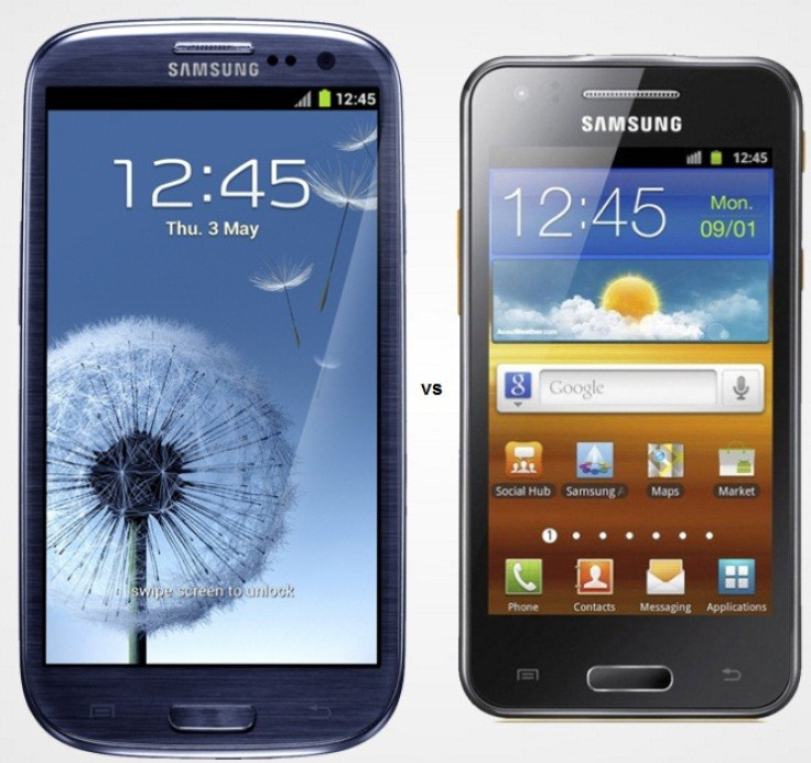 Samsung Galaxy S3 and Galaxy Beam