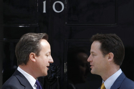 David Cameron Nick Clegg