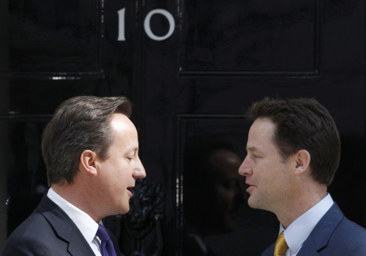 David Cameron Nick Clegg