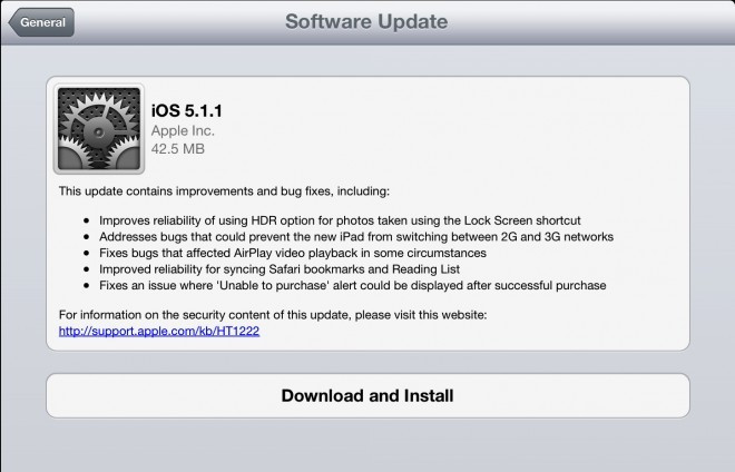 iOS 5.1.1 Update Security Flaws iOS 5.1.1 Update Security Flaws