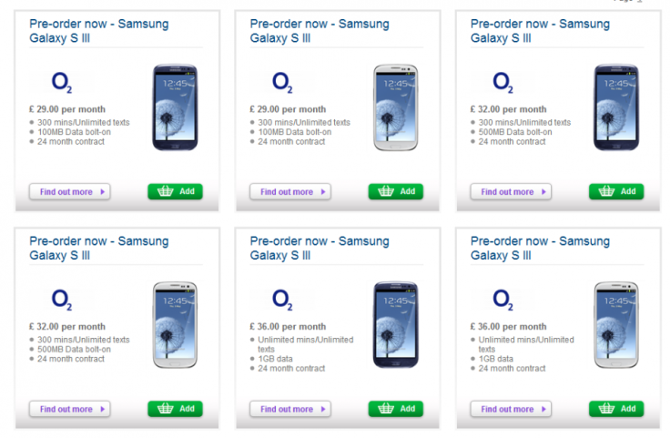 Samsung Galaxy S3 Deals