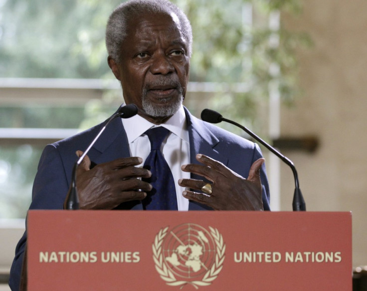 UN-Arab League envoy Kofi Annan