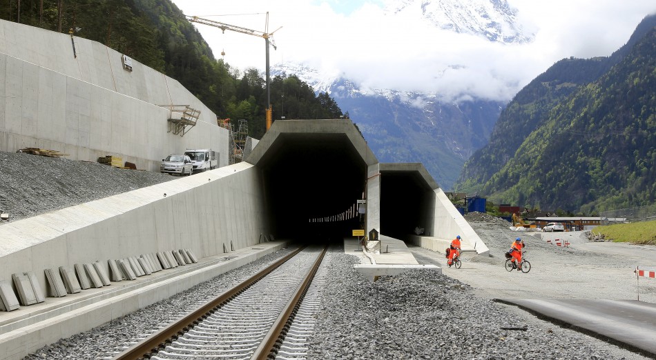 Worlds Longest Train Tunnel Major Breakthrough Total Access Passage Excavated