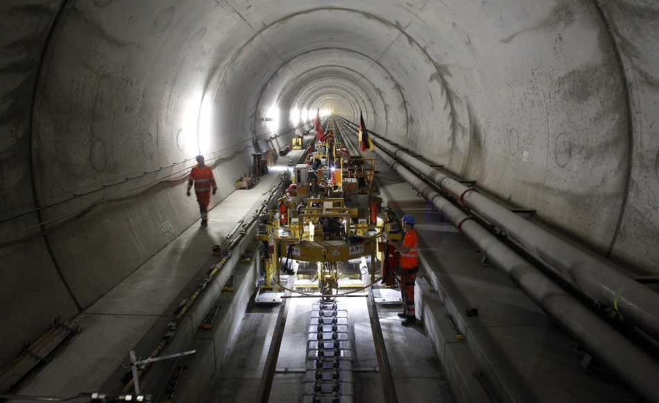 Worlds Longest Train Tunnel Major Breakthrough Total Access Passage Excavated