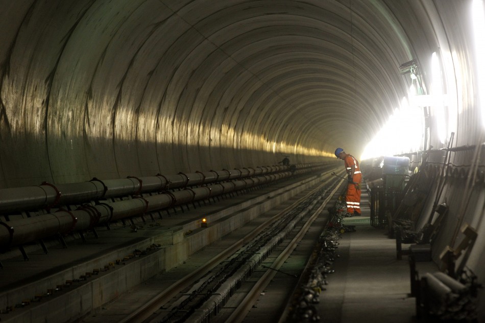 Worlds Longest Train Tunnel Major Breakthrough Total Access Passage Excavated