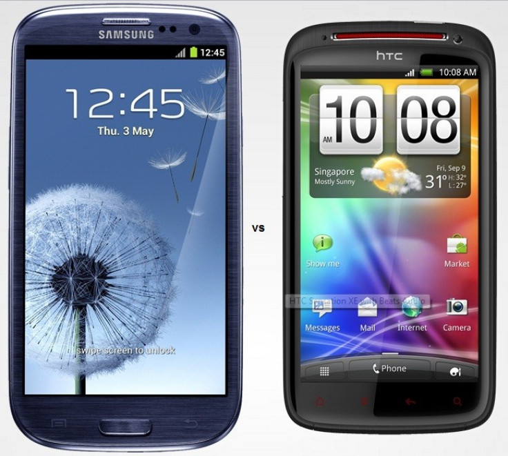 Samsung Galaxy S3 and HTC Sensation XE