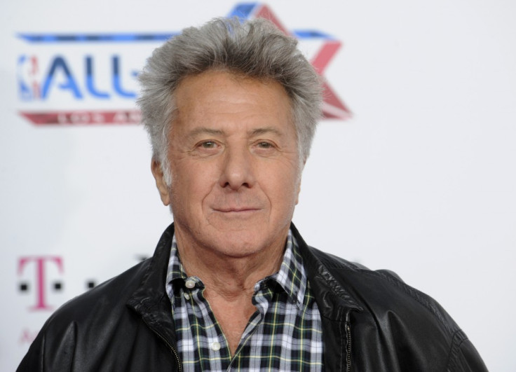 Dustin Hoffman arrives at the T-Mobile Magenta Carpet pre NBA All-Star Game event in Los Angeles