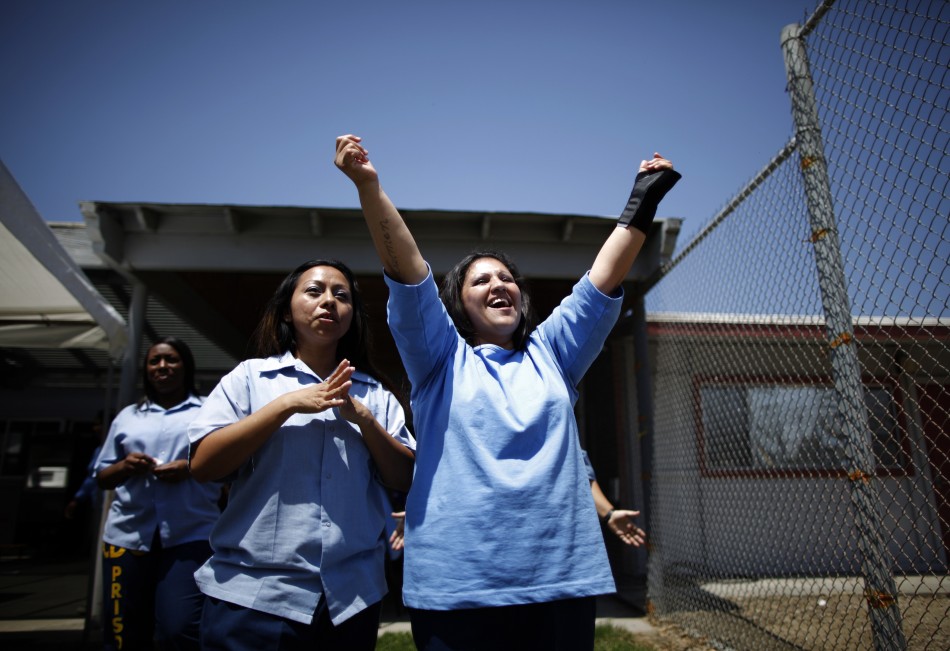 Mothers Day 2012 Children Visit Moms in California Prison