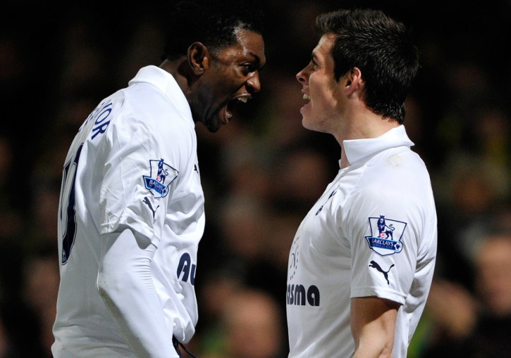 Emmanuel Adebayor and Gareth Bale