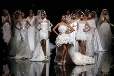 Elie Saab for Pronovias: Sumptuous Gowns Displayed at Barcelona Bridal Show