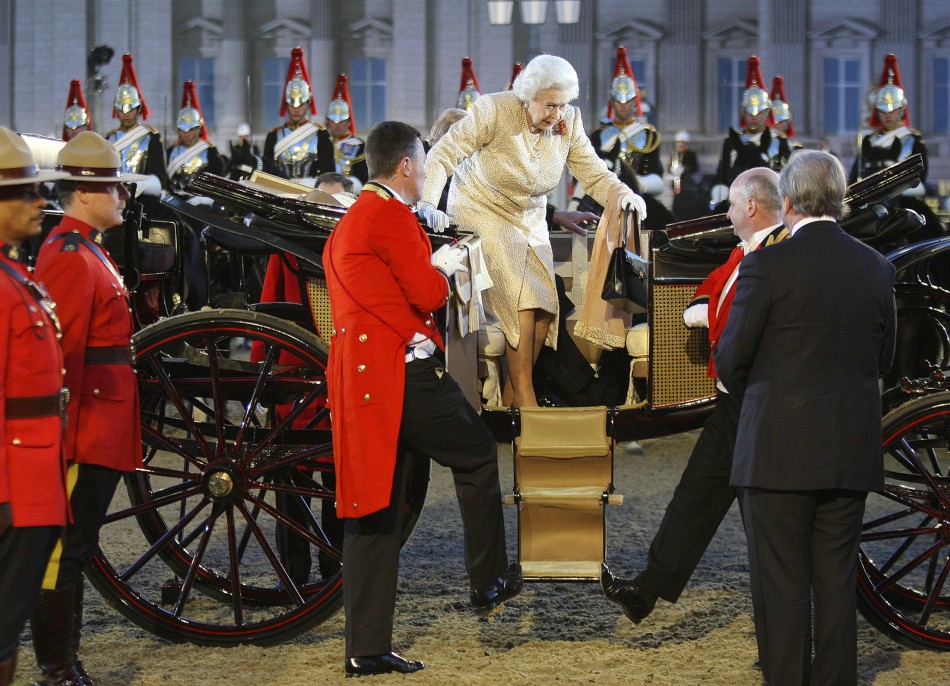 Queen Attends Diamond Jubilee Pageant at Windsor Castle